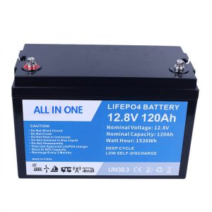 Bateria recarregable 12V 120Ah Bateria d'ions de liti