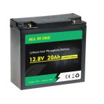 Paquet de bateries recarregables de cicle profund Lifepo4 12V 20AH de ions de liti OEM