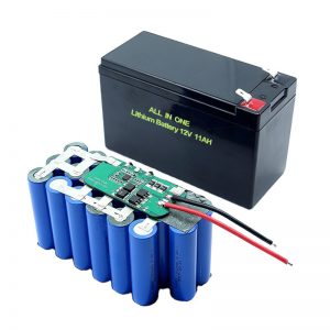 ALL IN ONE 18650 3S5P Bateria de liti de 12 volts Paquet de bateries de liti recarregable de 11 Ah