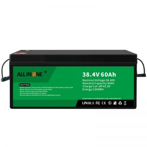 Bateria de fosfat de ferro de liti 38,4V 60Ah per VPP / SHS / marí / vehicle 36V 60Ah
