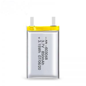 Bateria recarregable LiPO 603048 3.7V 850mAh / 3.7V 1700mAH / 7.4V 850mAH