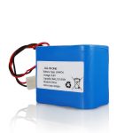 6.4V 12Ah LiFePO4 recàrrega de bateria de liti 26650 32650 amb connector per a llum solar
