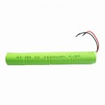 Bateria recarregable NiMH SC 3600mAH 4.8V