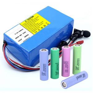 Bateria de liti 18650 48V 12AH 48V 500W Bici elèctrica amb BMS